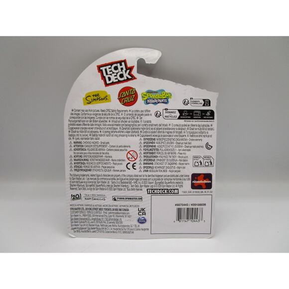 Tech Deck Santa Cruz X The Simpsons Marge Fingerboard Skateboard - Picture 2 of 2